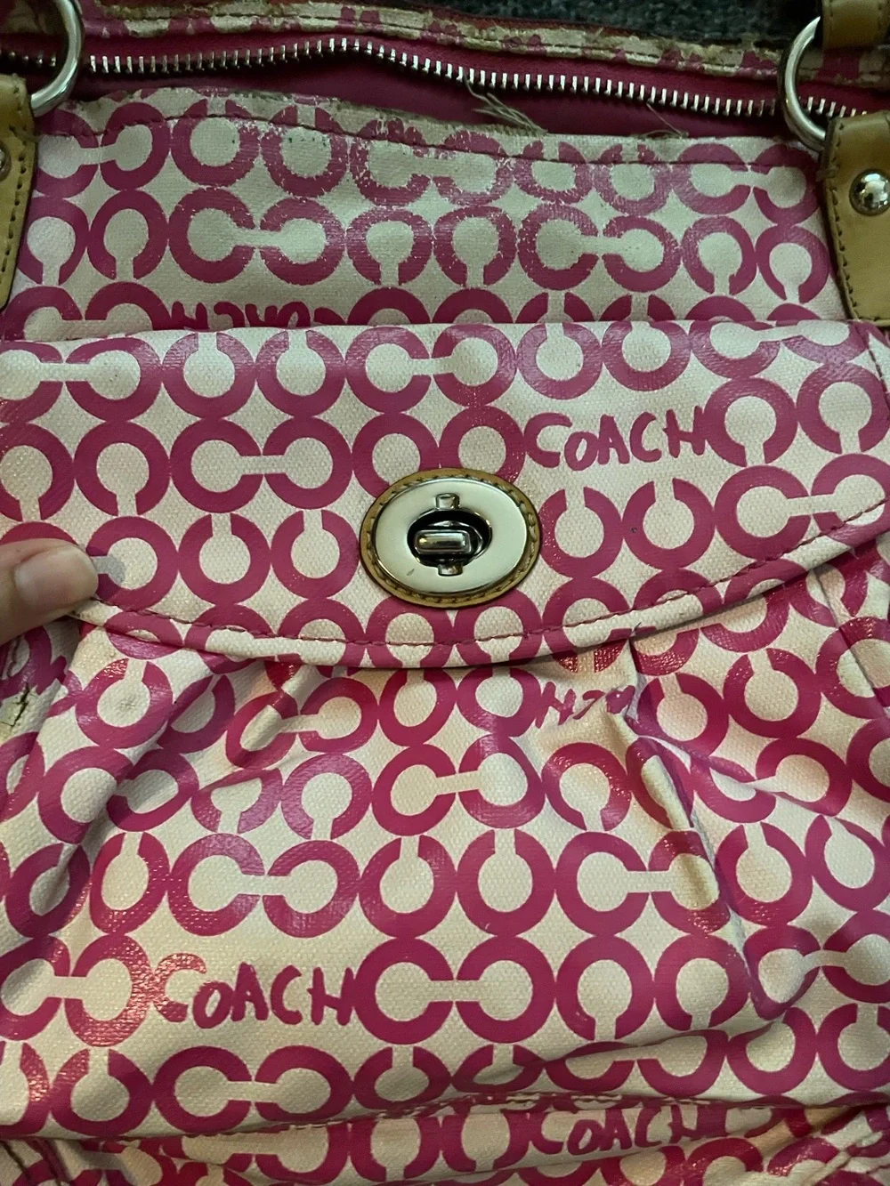 Coach Leah tote - Picture 2 of 6